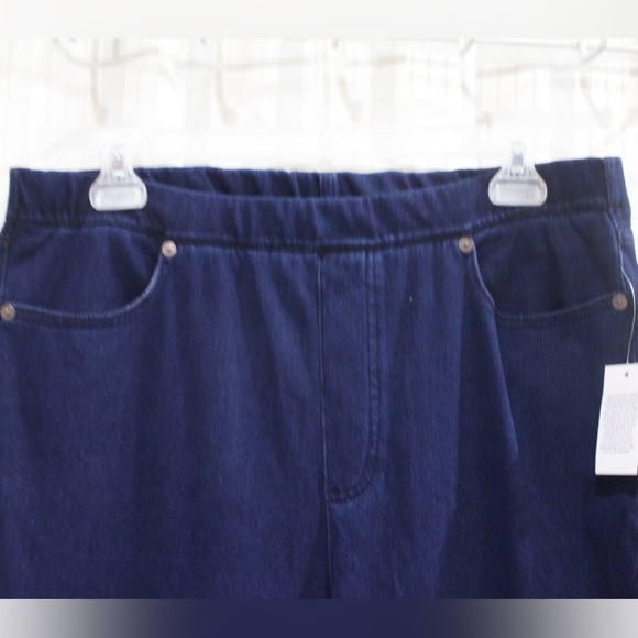 Lands End NEW w/tags women’s medium tall 10-12 navy blue pants NWT - Picture 4 of 11